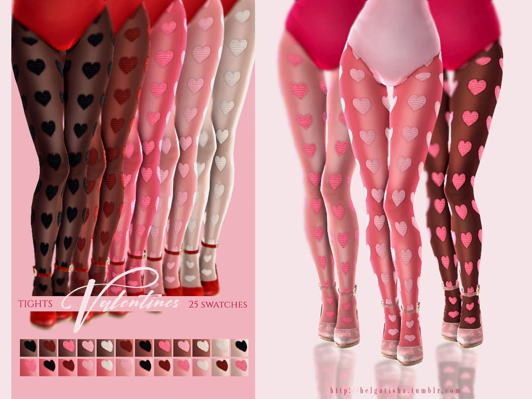 Галерея мода Колготки и чулки Valentines tights & stockings #1